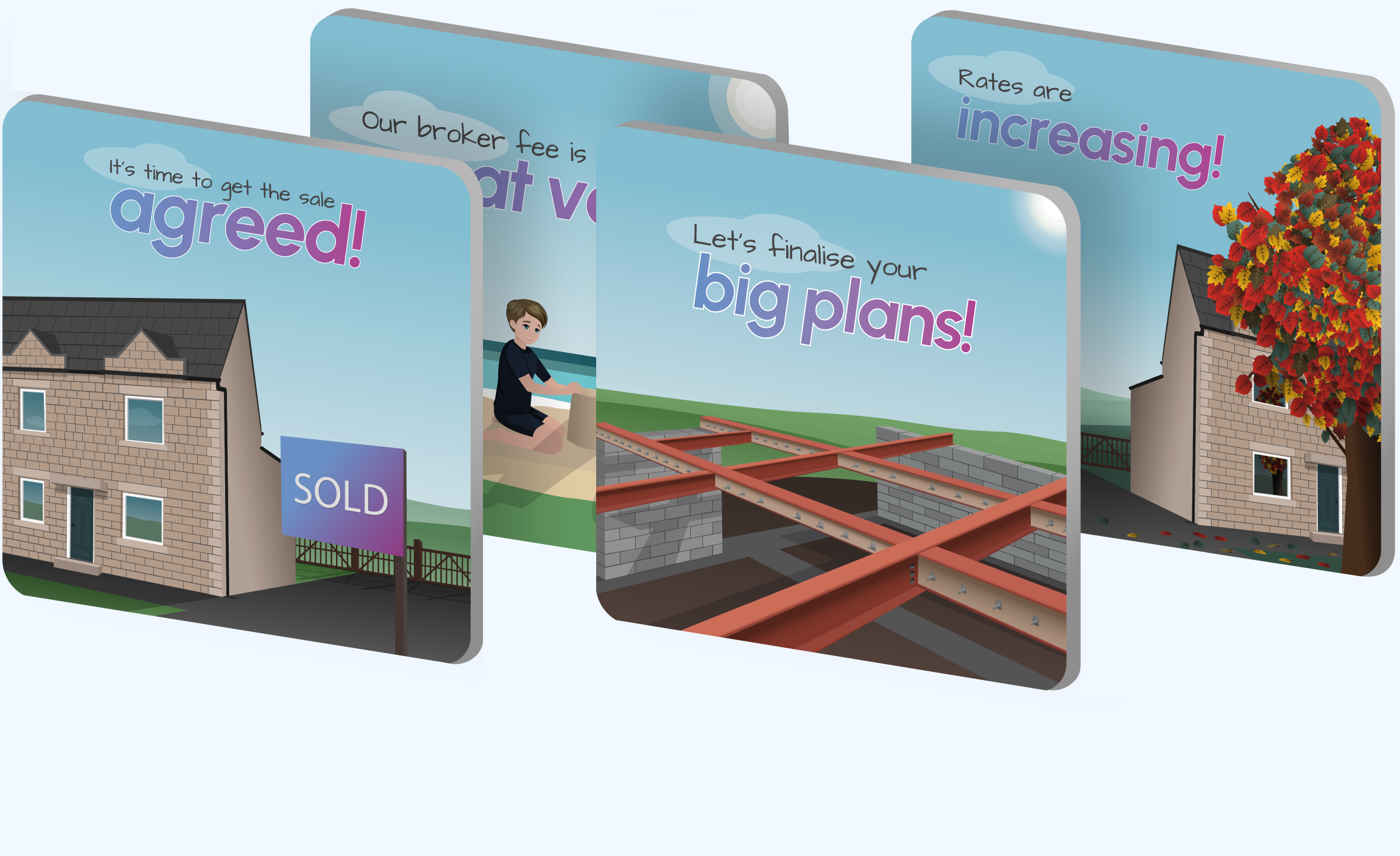 An image of some of our social posts on social media sites such as Instagram, Facebook and LinkedIn etc